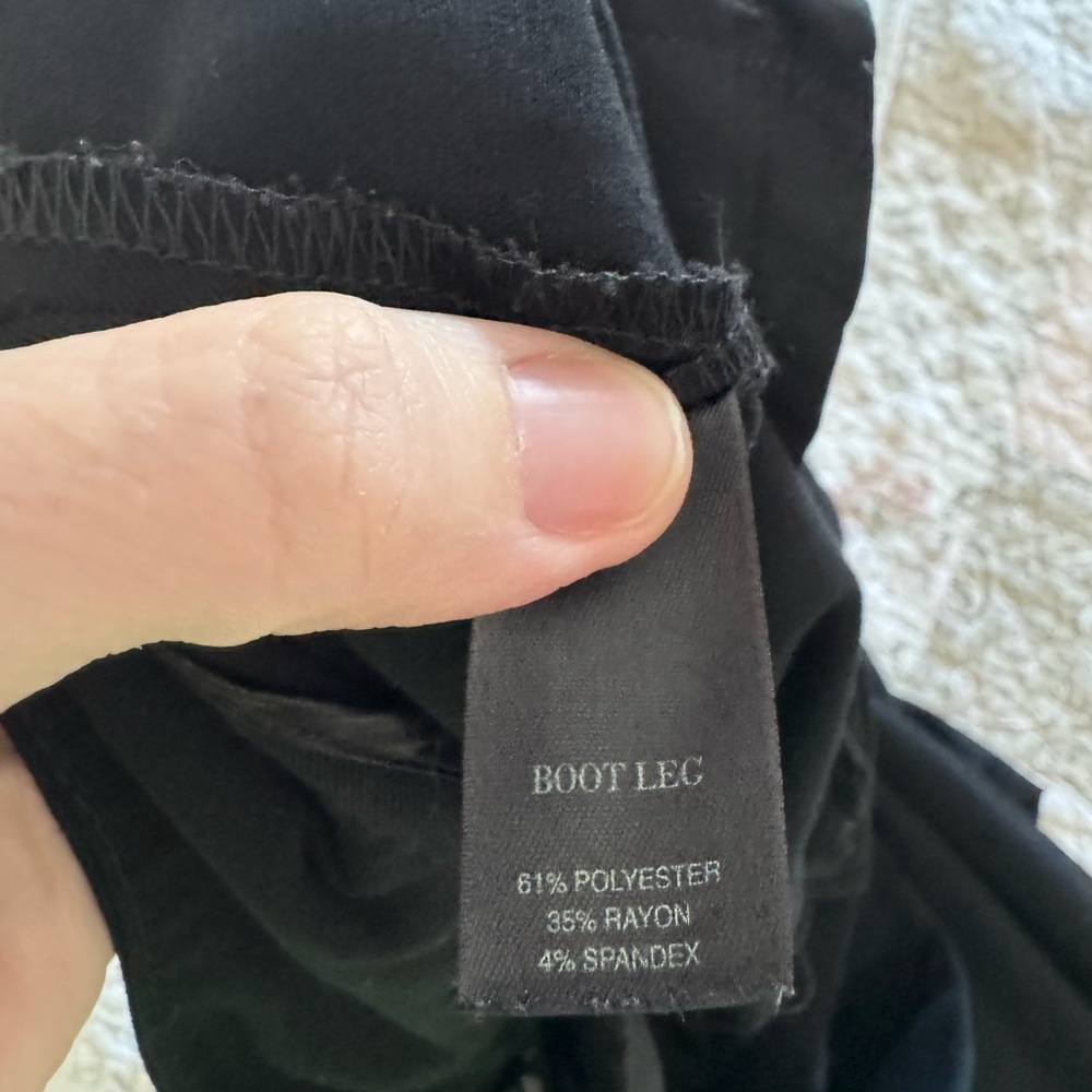 White House Black Market Black Bootcut  Pants - Picture 7 of 9